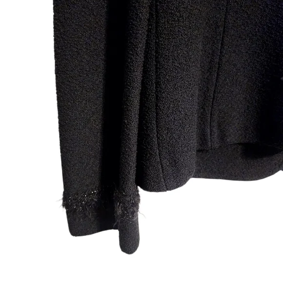 St. John Collection | Women's Black Two-Piece Santana Knit Skirt Suit (Size 8) - Picture 9 of 15